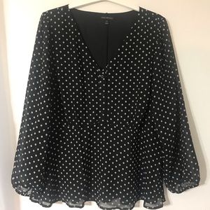 Lane Bryant peplum blouse